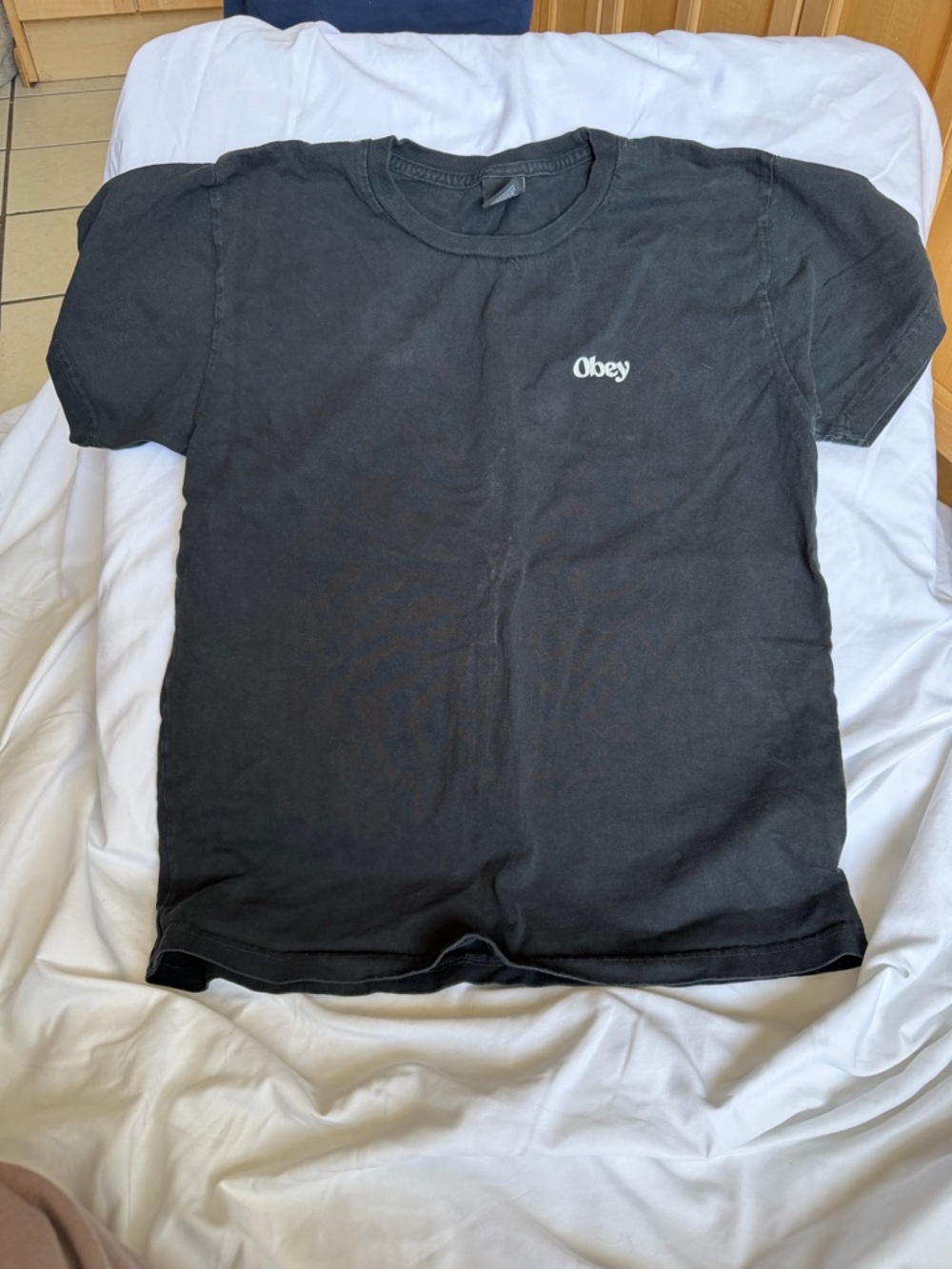 Obey Black Logo Tee